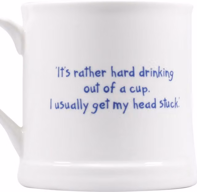 Half Moon Bay Paddington Bear Head Stuck Ceramic Mug, 350ml, White and Multicolour