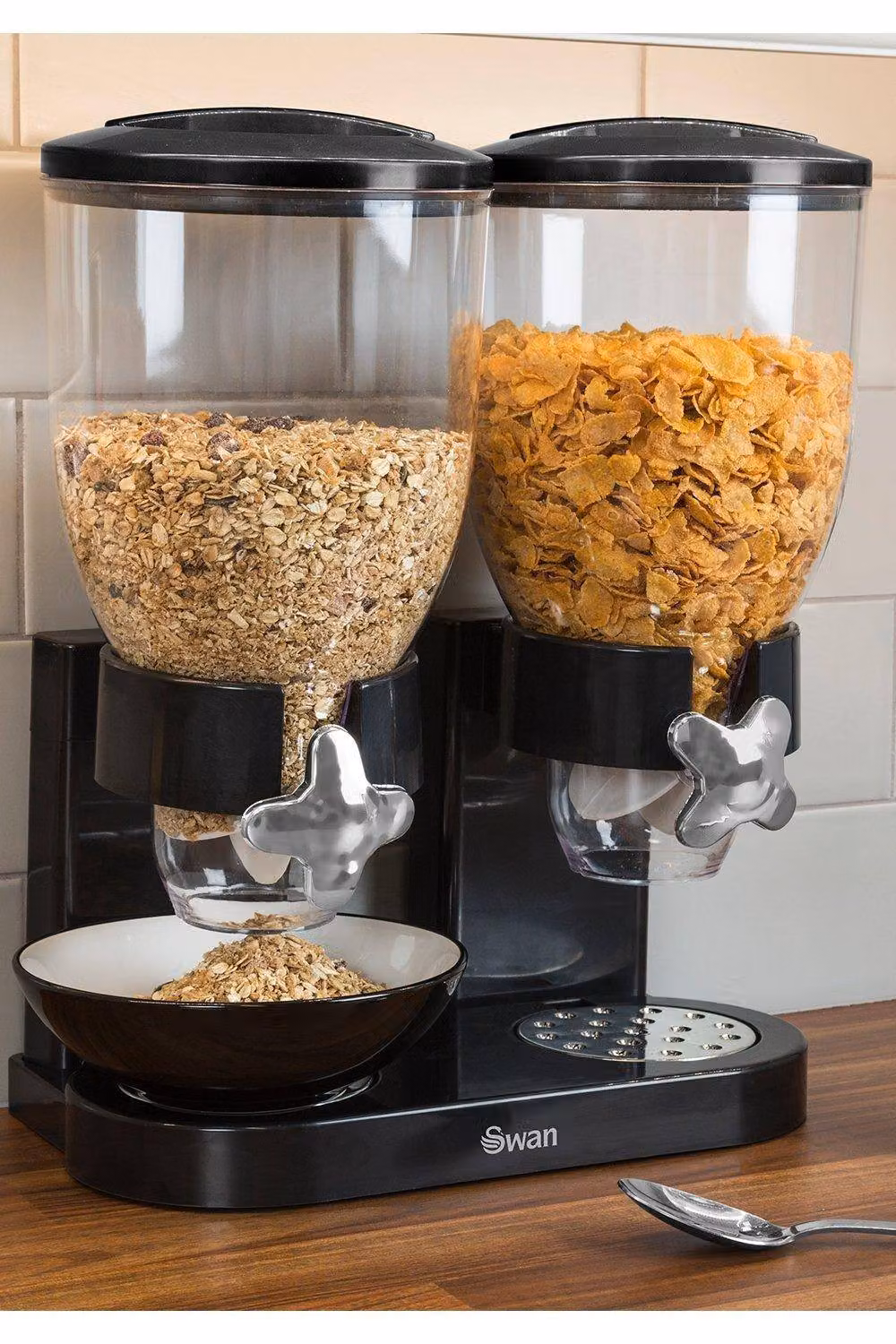 Swan 3.5L Double Cereal Dispenser in Black – 2
