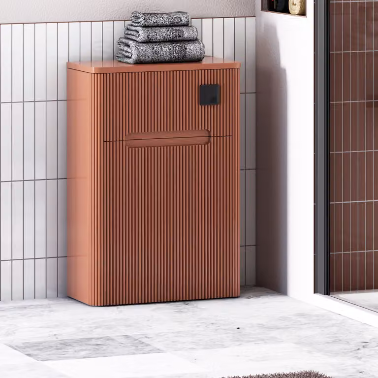 Avenza Wall Mounted Terracotta Clay Plastic WC Toilet Unit, Width: 55 cm