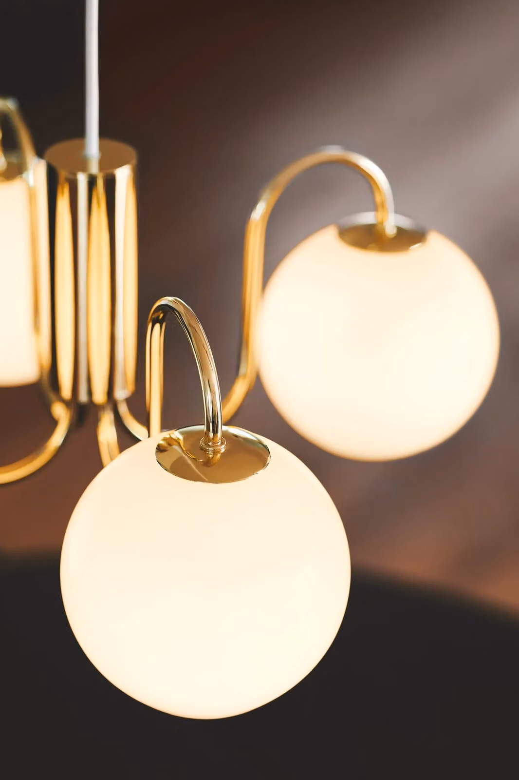 Nordlux Franca Pendant Light in Gold and White Brass Metal with E14 Socket – 3
