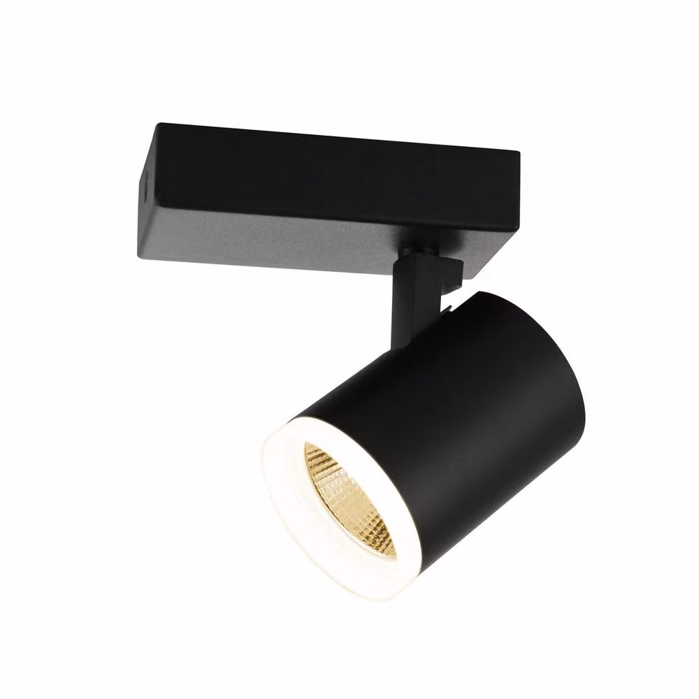 Netlighting Helvia Modern Single LED Ceiling Spotlight, 4000K, Black – 2
