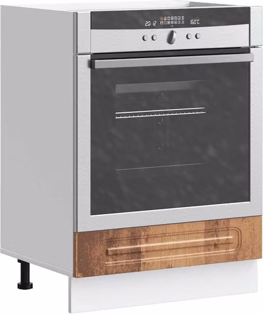 Berkfield Home Kalmar Freestanding Oven Cabinet in Old Wood Brown