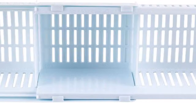 VOGREX Adjustable White PP Bathtub Caddy Bathroom Tray, Width: 57-80 cm