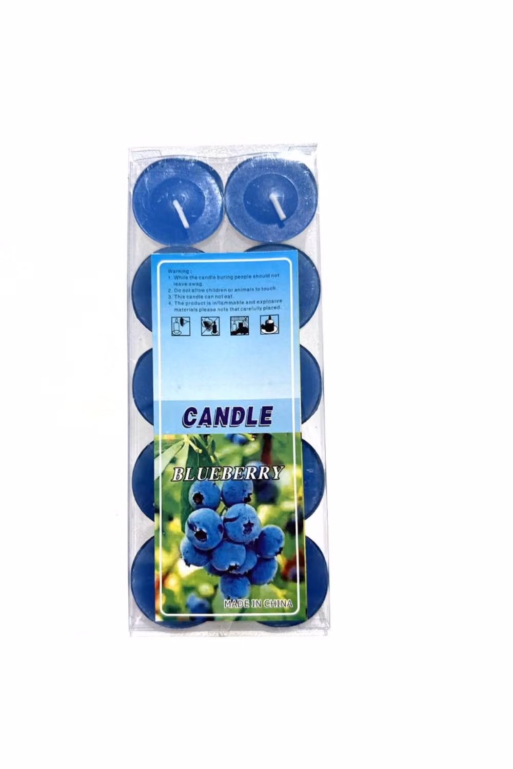 KDMD 10 Pack Long Burning Scented Green Wax Tealight Candles – 3