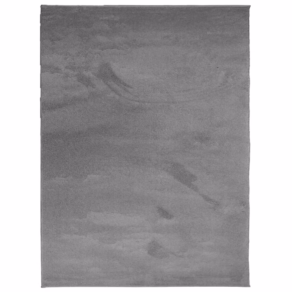 Berkfield Home Oviedo Short Pile Rug in Anthracite and Black, W: 240 cm, D: 340 cm – 2