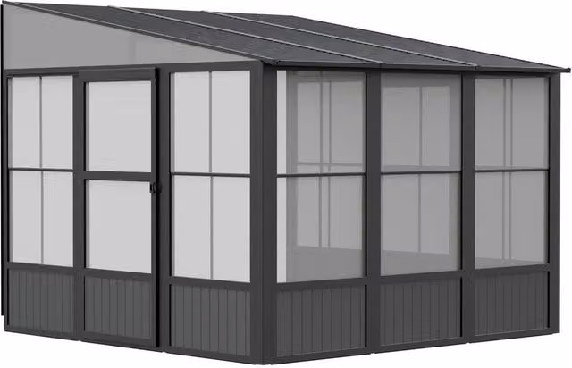 Sojag Charleston Conservatory in Grey Aluminium and Metal – 1