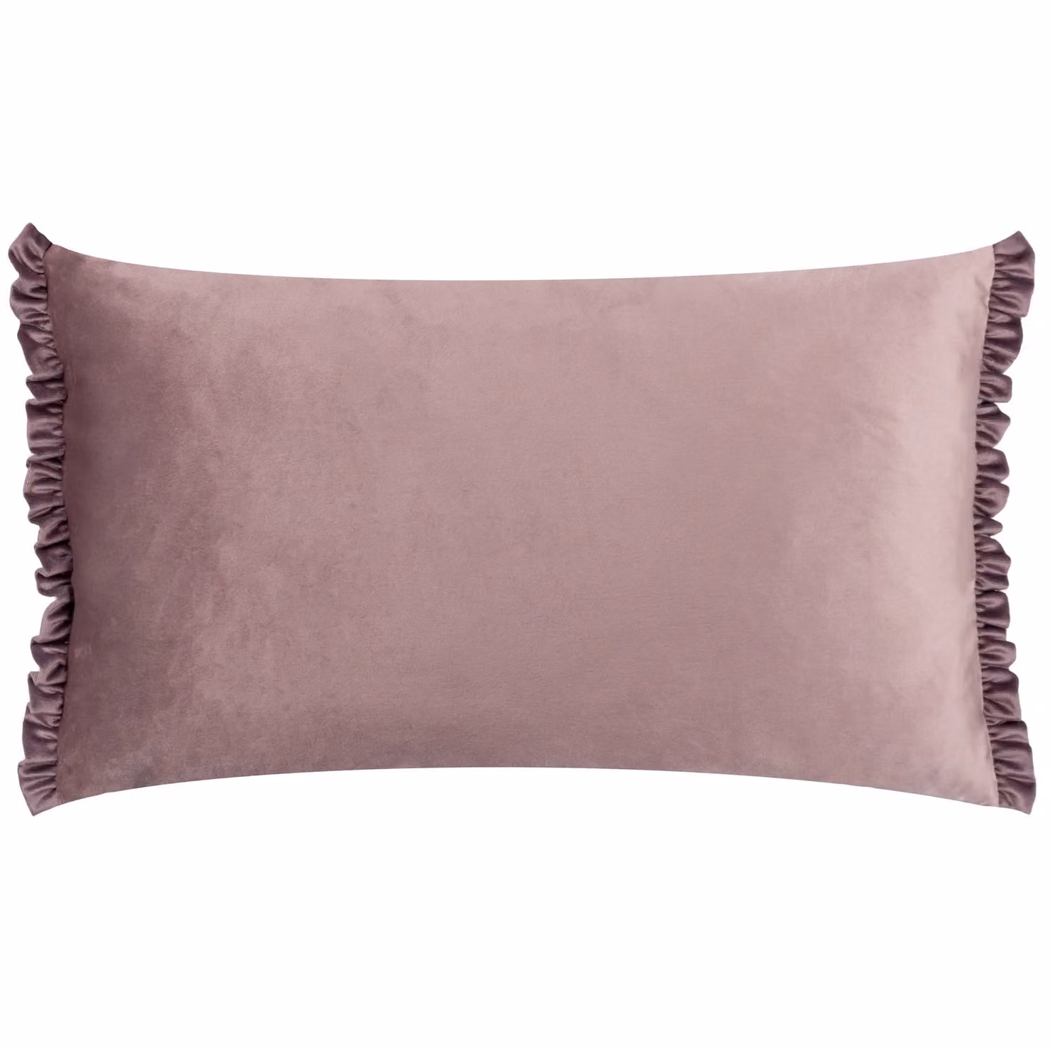 Wylder Tilly Velvet Reversible Rectangular Cushion in Purple, Pink or Grey, W/H: 50 x 30 cm – 2