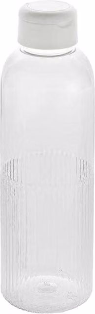 XD Design Ripple RPET Water Bottle, White and Transparent, 750ml