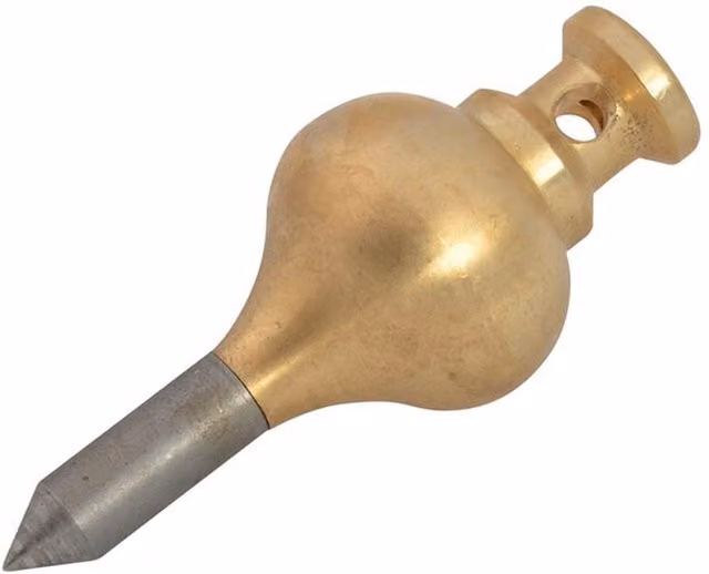 Monument Brass Plumb Bobs in Gold and Multicolour