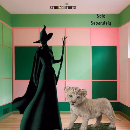 Star Cutouts SC4654 Wicked Lion Cub Cardboard Cutout 2-Pack, Multicolour Birthday Party Decoration, Height: 66 cm – 2