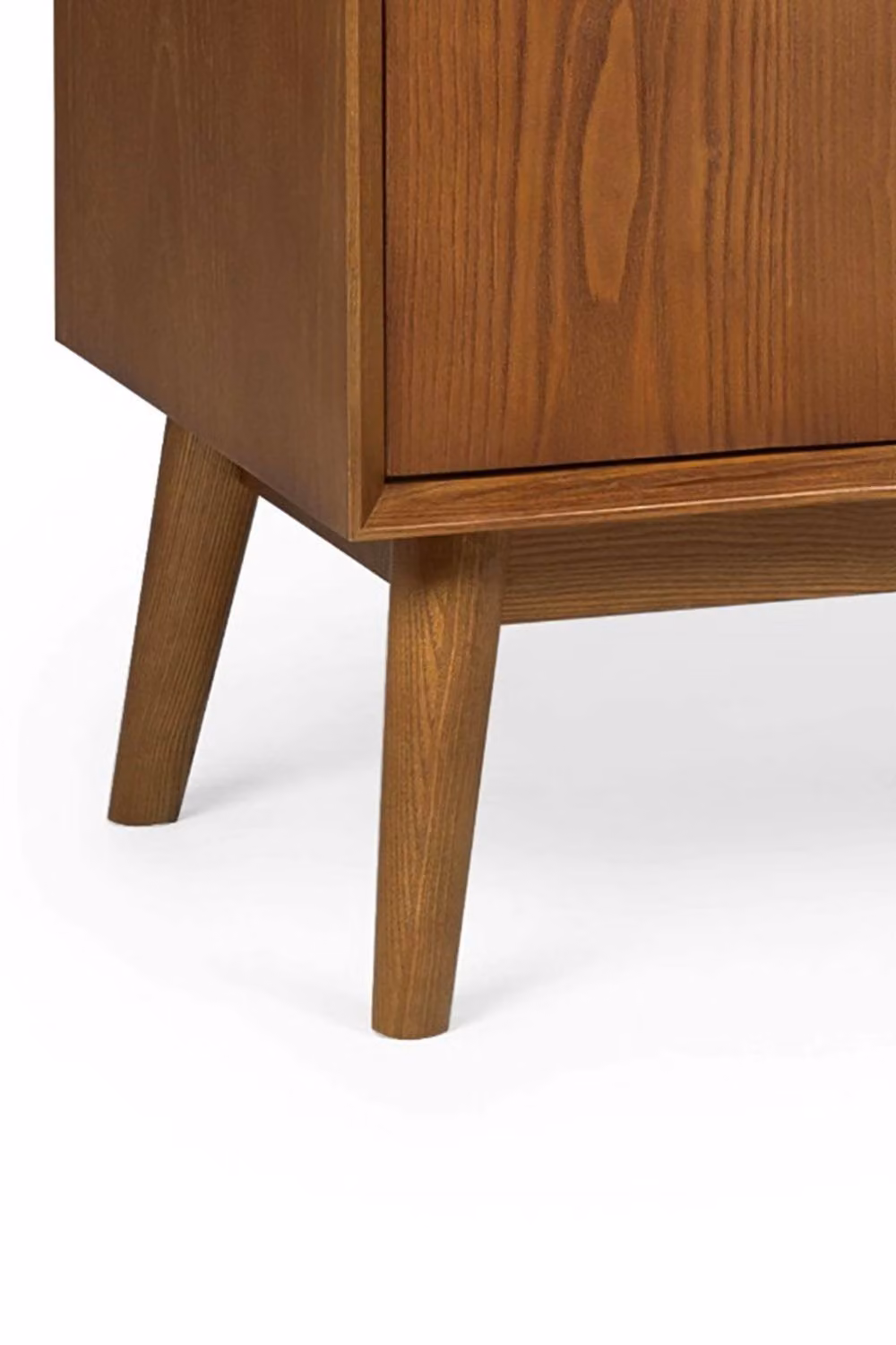 Julian Bowen Lowry Retro 2 Door Sideboard in Cherry Ash Wood, W: 80 cm, H: 70 cm, D: 38 cm – 6