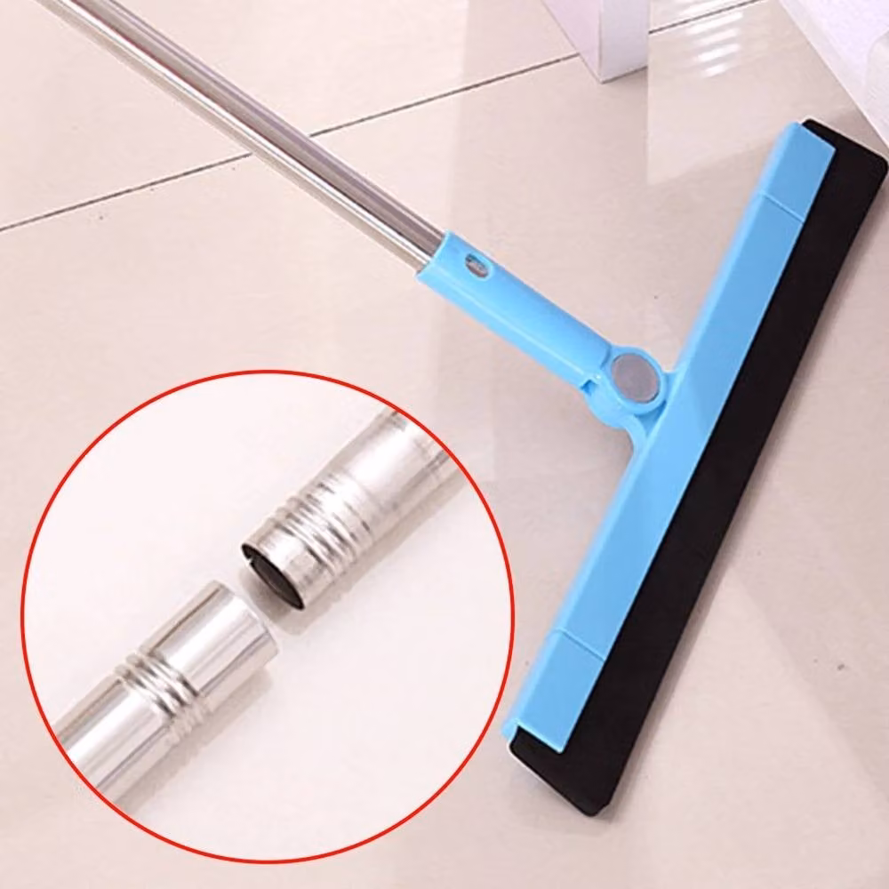 Kelvenix Window and Floor Cleaning Kit with Squeegee and Scraper in Blue and Black – 2