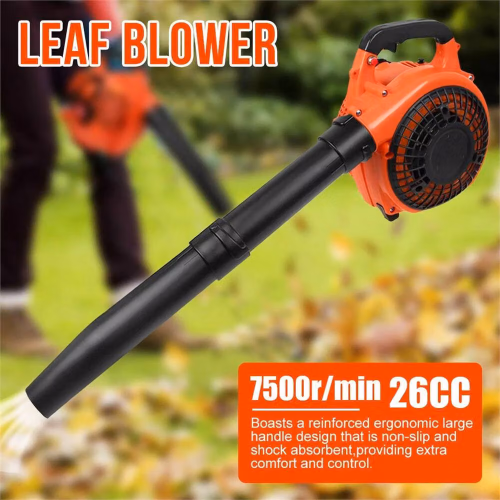 Ventryn 26cc Handheld 2-Stroke Petrol Leaf Blower in Orange – 5