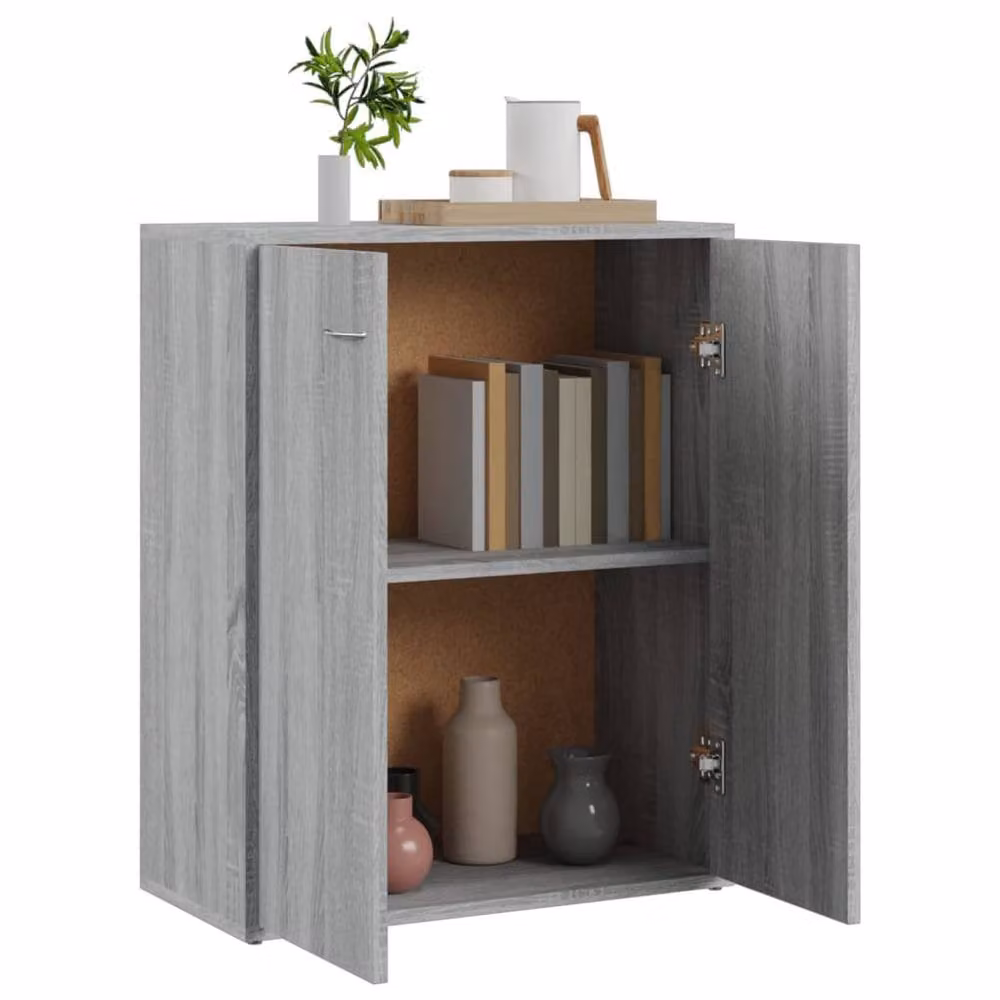 Berkfield Home Grey Sonoma Sideboard in Engineered Wood W/D/H: 60 x 30 x 75 cm – 2