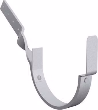 Lindab Steel Gutter Side Fix Rafter Angle Bracket, 125mm, Silver Metallic