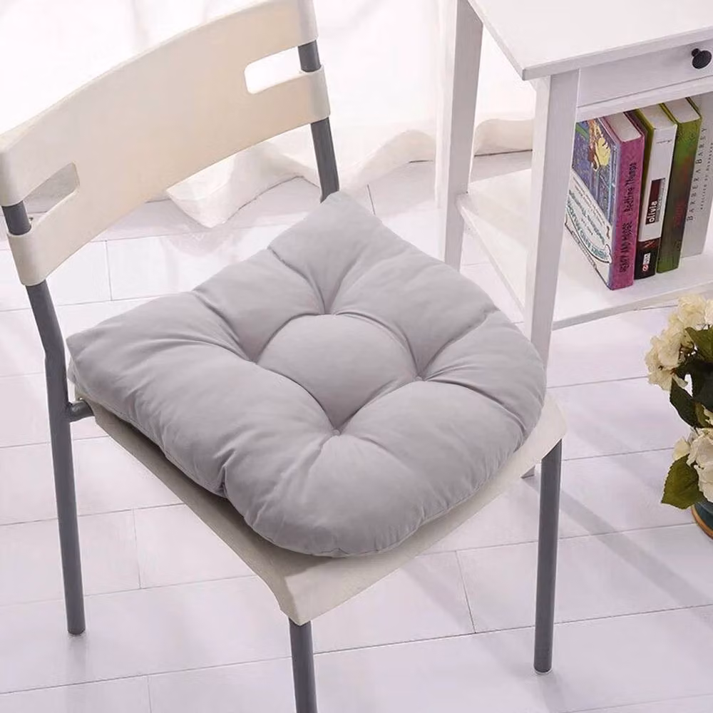 EONLION Grey 2-Piece Rectangular Seat Pad Set, W: 120 cm, D: 90 cm – 4