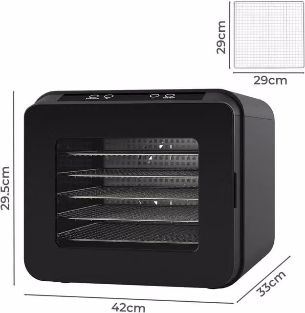 Nordara FrozenPro Electric Food Dehydrator for Fruit and Meat Jerky in Black – 1