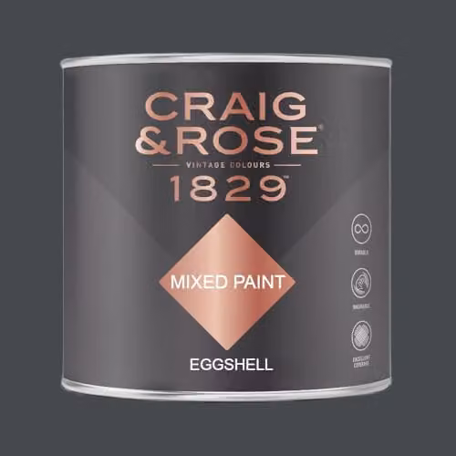 Craig & Rose 1829 Eggshell Paint in Zeitgeist, 750 ml