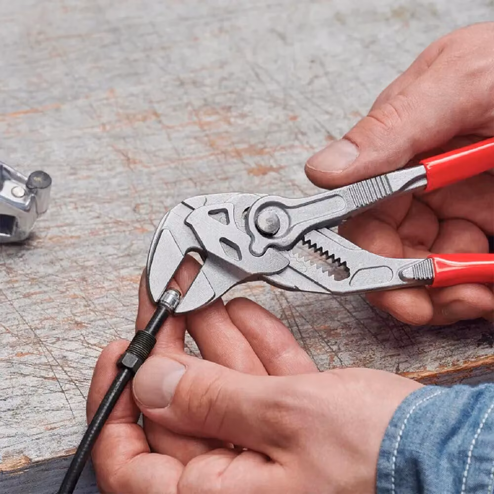 Hinsinc Red Steel Adjustable Water Pump Plier Pipe Wrench – 4