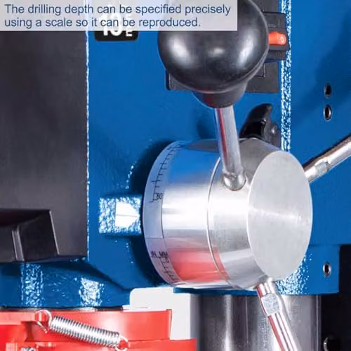 Scheppach DP19VARIO 550W Benchtop Pillar Drill in Blue and Black with Variable Speed and 13mm Keyless Chuck – 2