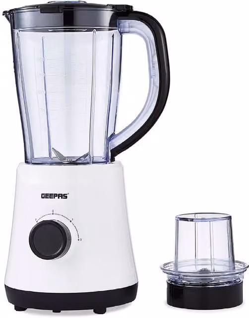 Geepas 500W Multi-Function Blender with 1.5L Jar and Spice Grinder in Black – 1