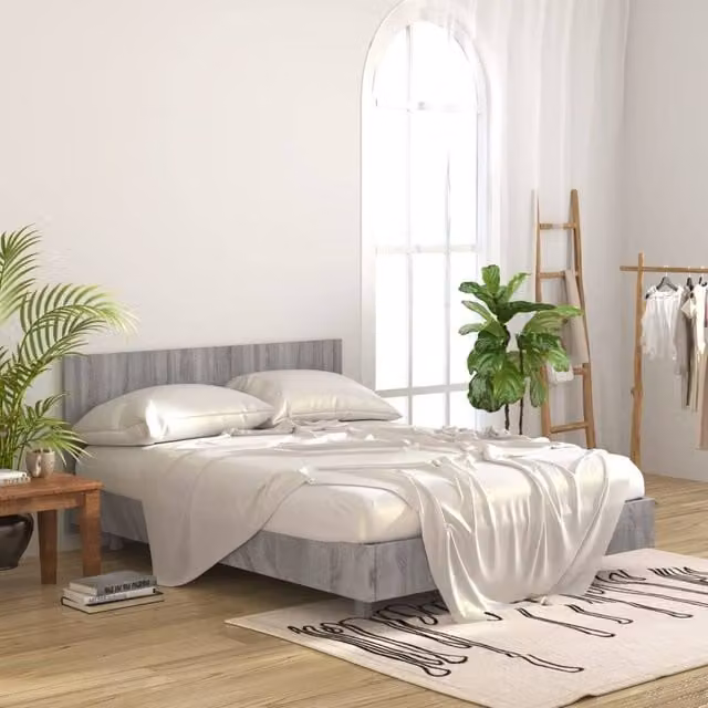 Berkfield Home Classic Bed Headboard in Grey Sonoma, W: 160 cm, D: 1.5 cm, H: 80 cm