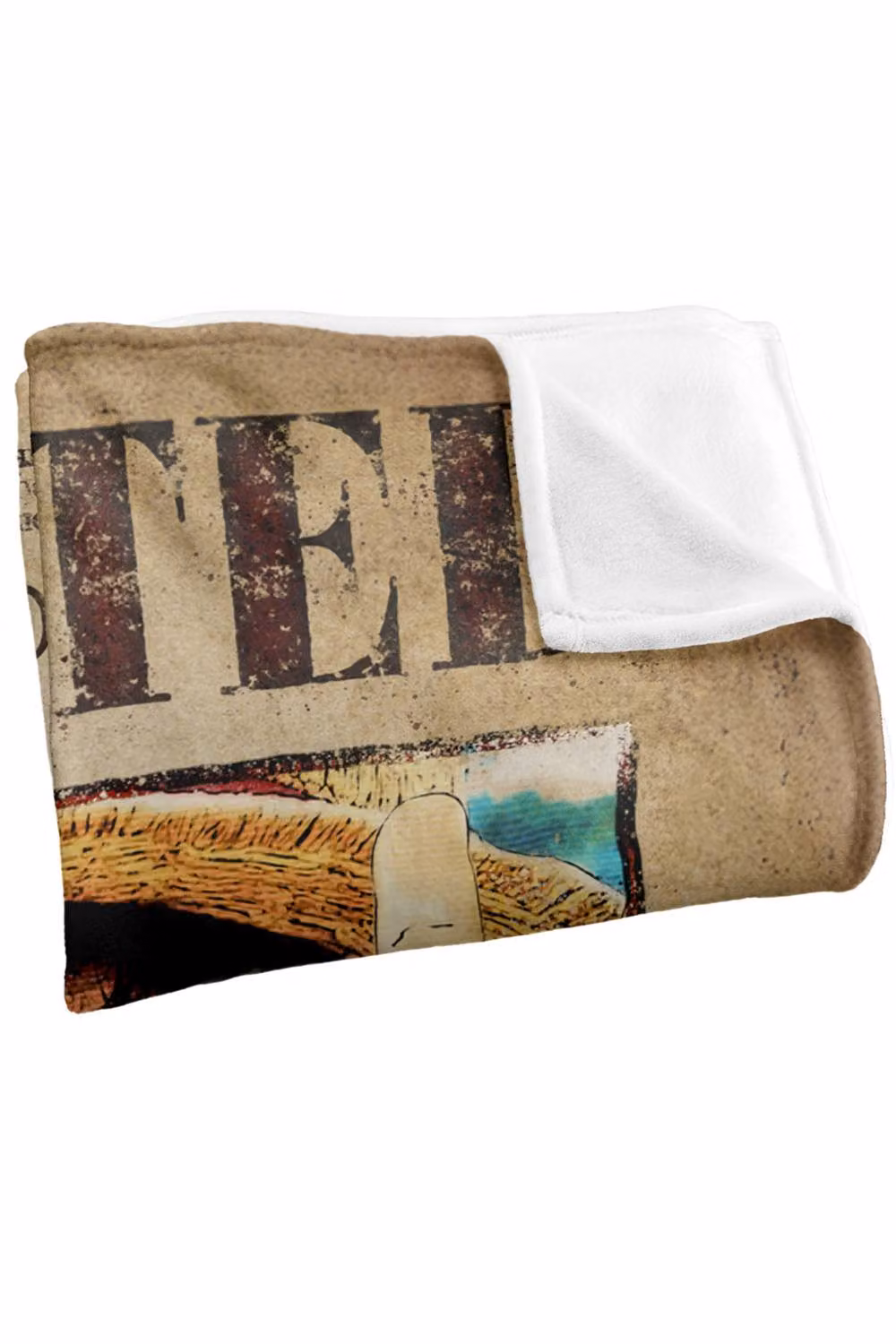 Netflix One Piece Monkey D. Luffy Wanted Poster Soft Fleece Throw Blanket, Multicolour, W: 152 cm, D: 127 cm – 3