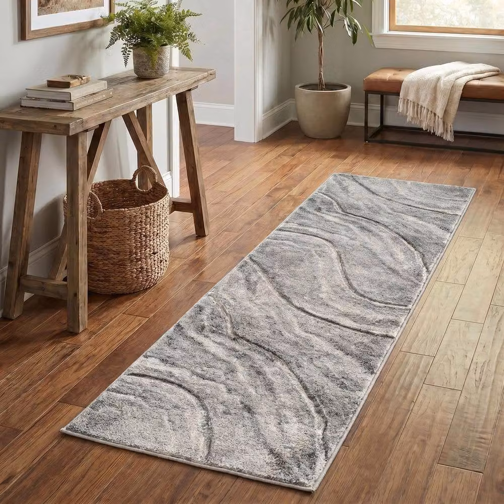 Desire Rugs Santiago Modern Geometric Patterned Area Rug in Grey, W: 120 cm, L: 170 cm – 3