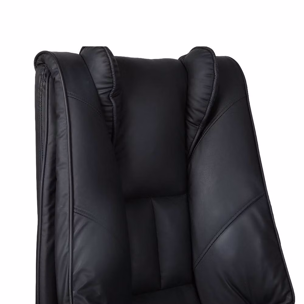 Levede Black PU Leather Executive High Back Office Chair with Headrest and Armrests – 6
