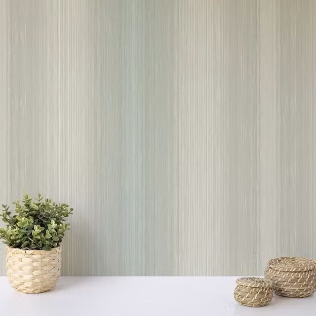 Wallquest Modern Abstract Striped Wallpaper in Green, Grey, Cream and Pink with a Matt Finish