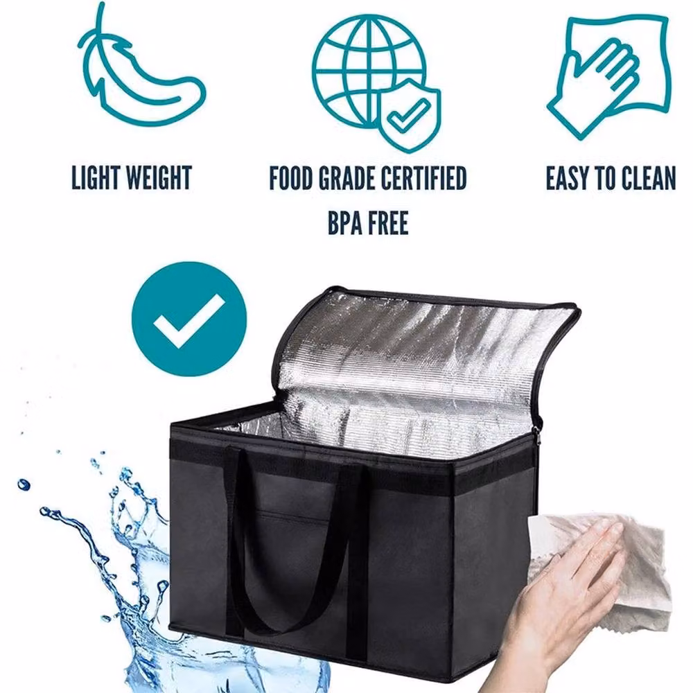 Havendro 70L Thermal Insulated Pizza and Food Delivery Bag in Black – 4