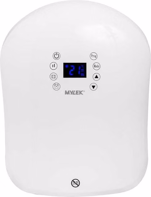 MYLEK 2kW Electric Ceramic Over Door Fan Heater in White