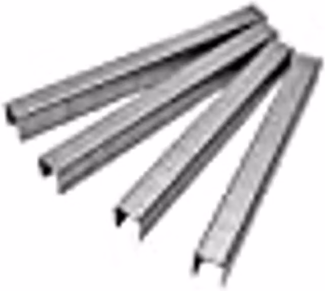 Faithfull Staples Size 4, 14mm, 1250 Pack, Grey Steel