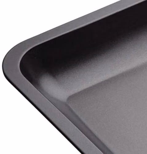 MasterClass Non-Stick Carbon Steel Rectangular Roasting Dish, Grey, W/D/H: 38 x 30.5 x 7 cm – 4