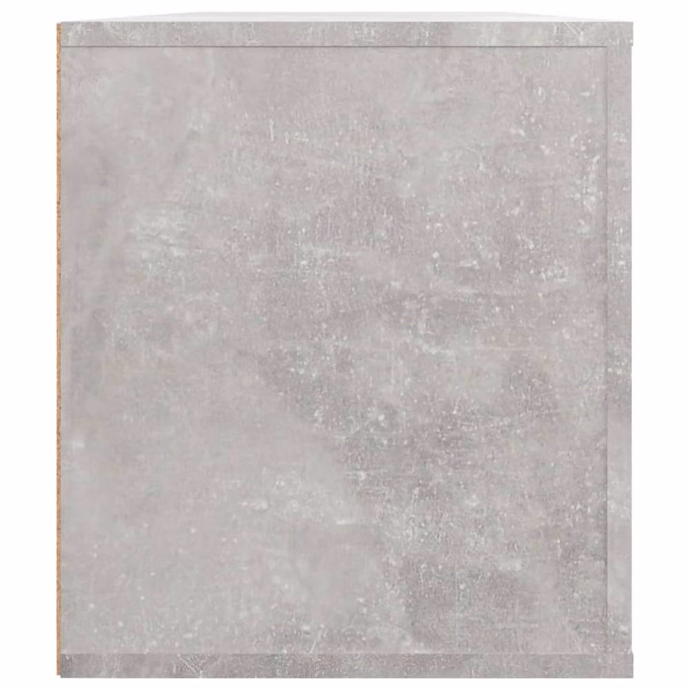 Berkfield Home Modern TV Cabinet in Concrete Grey, W/D/H: 100 x 35 x 40 cm – 3