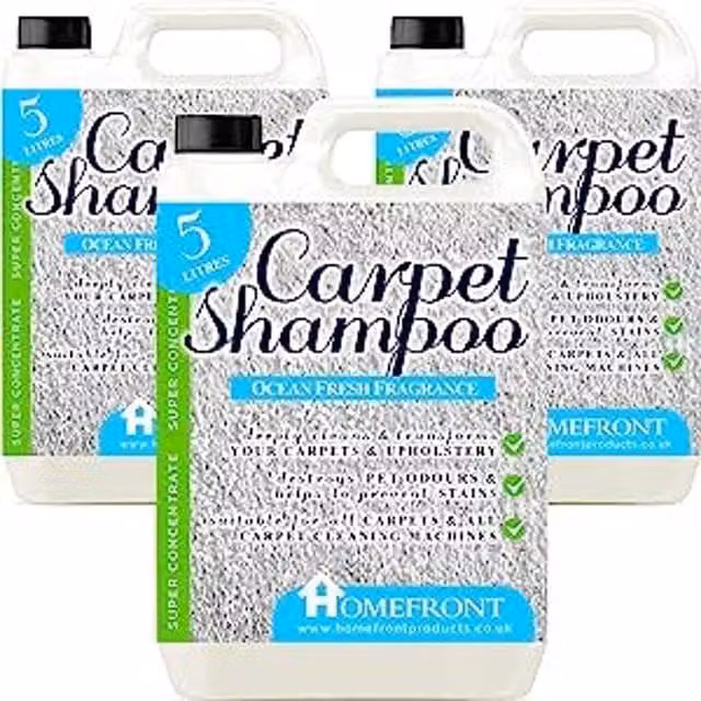 Homefront Ocean Fresh Carpet Shampoo, Blue, 15kg