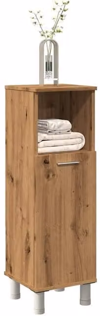 Berkfield Home Artisan Oak Bathroom Cabinet in Brown, W/D/H: 30 x 30 x 95 cm – 1