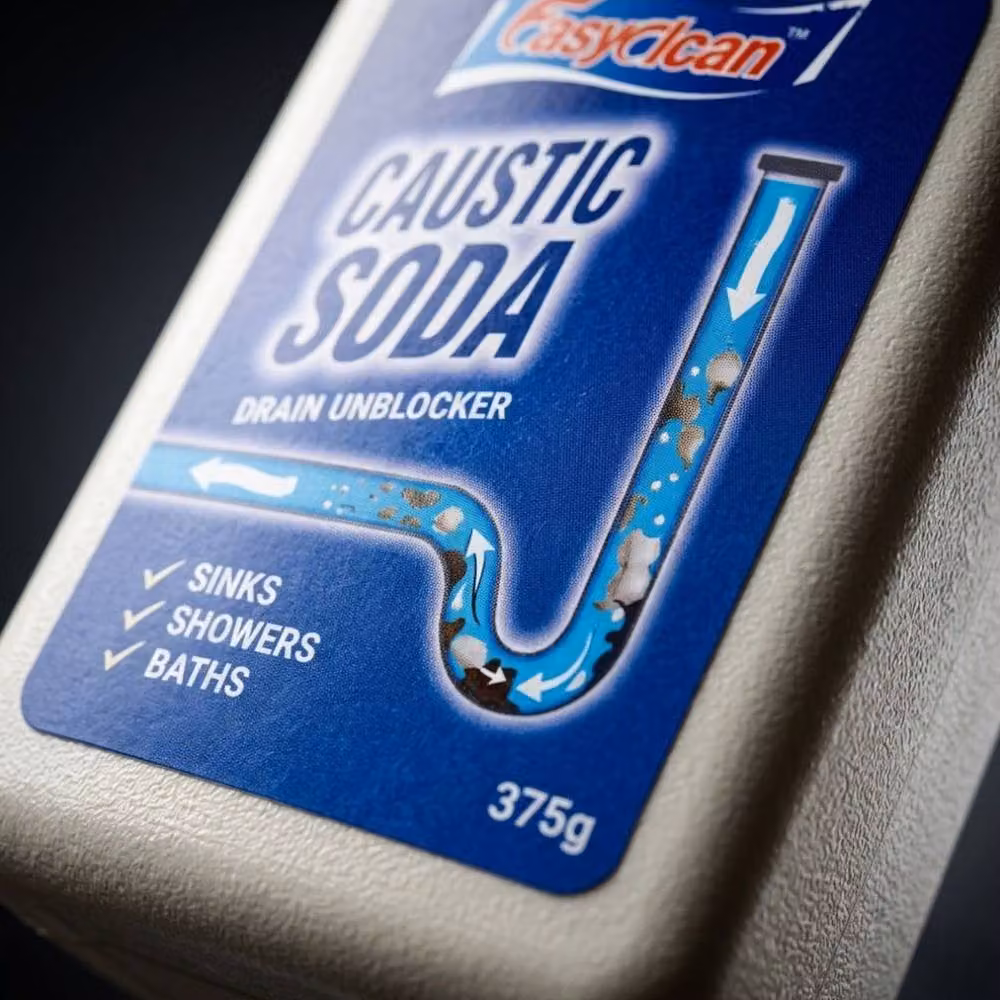 Bedsland Heavy Duty Caustic Soda Cleaning Powder, 375 g, White – 2