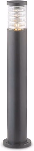 Ideal Lux Tronco 1 Light Outdoor Tall Bollard in Anthracite Aluminium