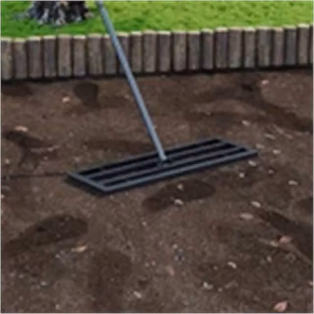 VOGREX XL Heavy Duty Lawn Leveling Rake in Black – 1