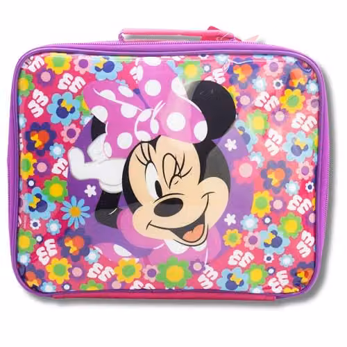 Minnie Mouse 2 Piece Packed Lunch Set in Pink and Multicolour with Insulated Food Container and BPA Free Bottle – 2