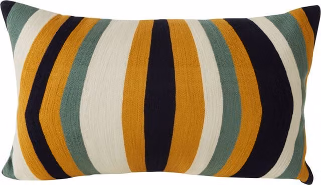 Orsina Bosie Ozella Multicolour Graphic Rectangular Cotton Cushion – 1
