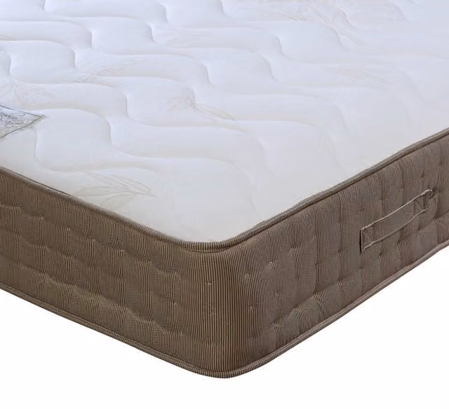 Bedmaster Hybrid Bamboo Memory Foam Mattress in Brown, W/D/H: 140 x 200 cm – 1