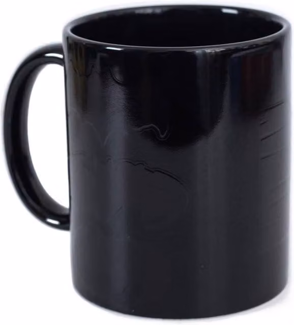 Batman Heat Changing Ceramic Mug in Black and Yellow