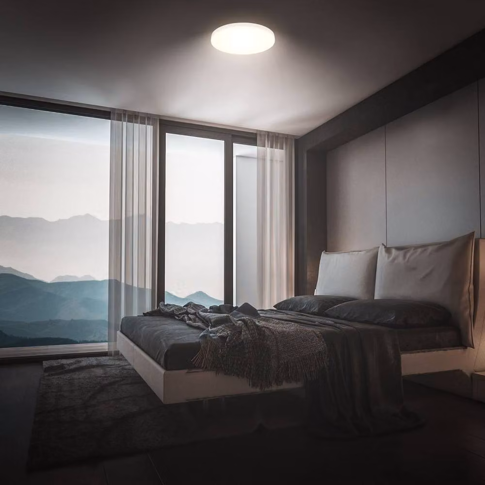 Briloner White 18W Warm White Round LED Ceiling Light – 6