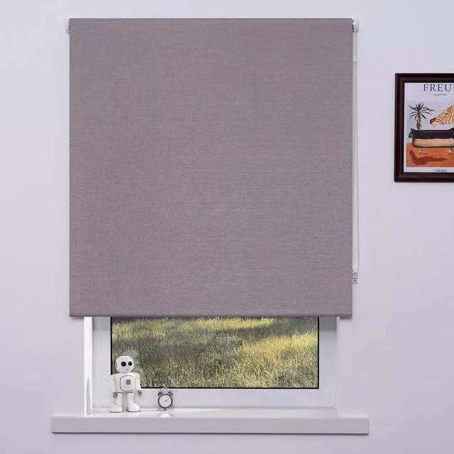 TRENDS Textured Blackout Blinds in Sand/Brown, Width: 180 cm
