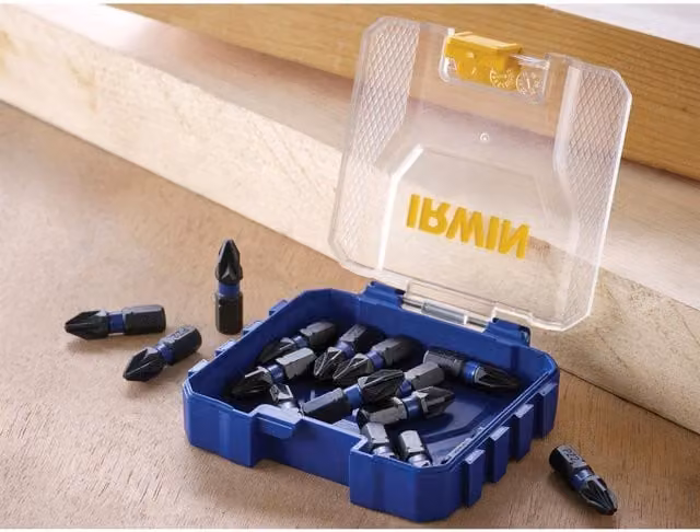 IRWIN Impact Pro Performance Pozidriv Screwdriver Bits, Multicolour – 1