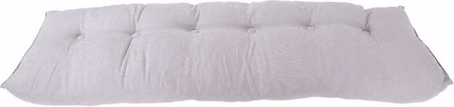 PAWNORA Large Soft Contoured Wedge Bed Backrest Cushion in Grey