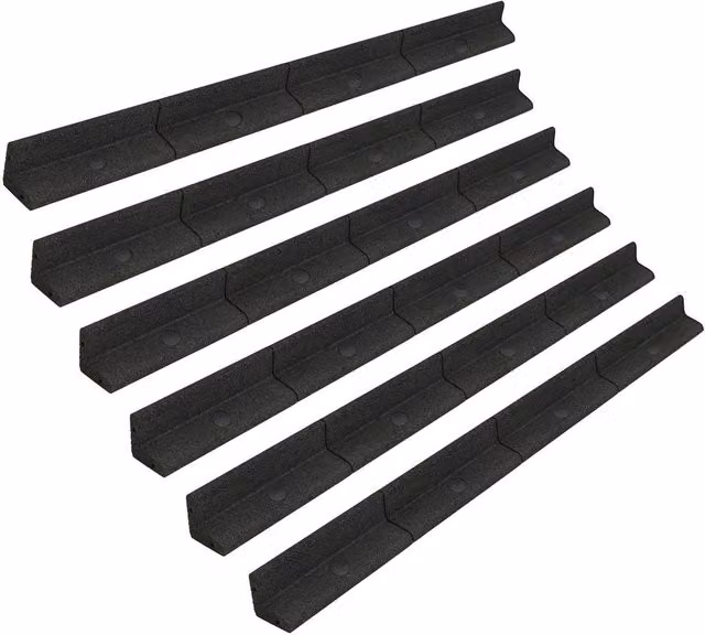 Monstershop Flexible Lawn Edging, Black, 6 x 7.2m