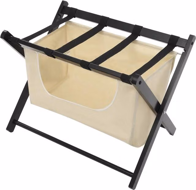 Kelvenix Modern Folding Luggage Rack in Beige – 1